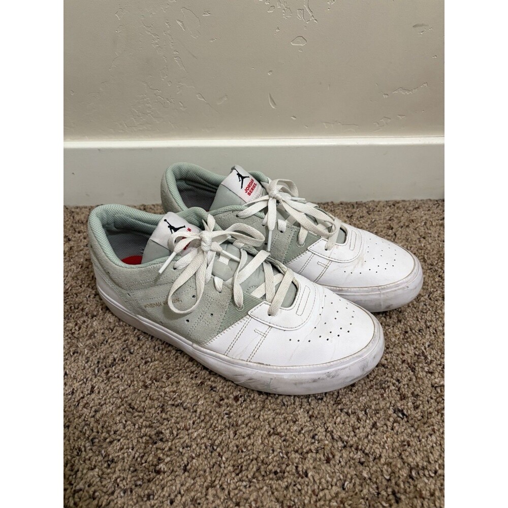 Jordan Series Shoes Mens Size 9 White Green Leather Low Sneakers DN1856-006